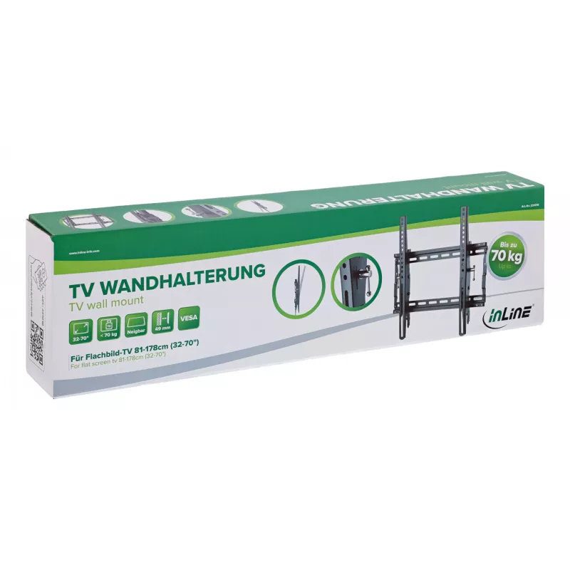 InLine 23101B telerikinnitus/alus 177,8 cm (70 tolli) must