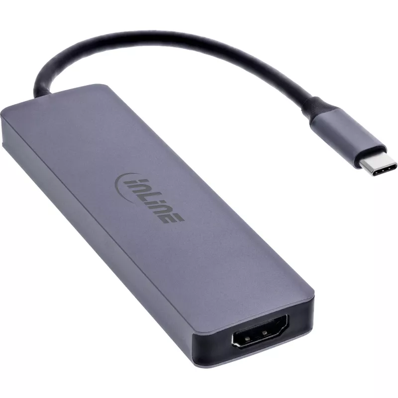 InLine 33271A liidesejaotur USB 3.2 Gen 1 (3.1 Gen 1) USB-C 5000 Mbit/s Hall