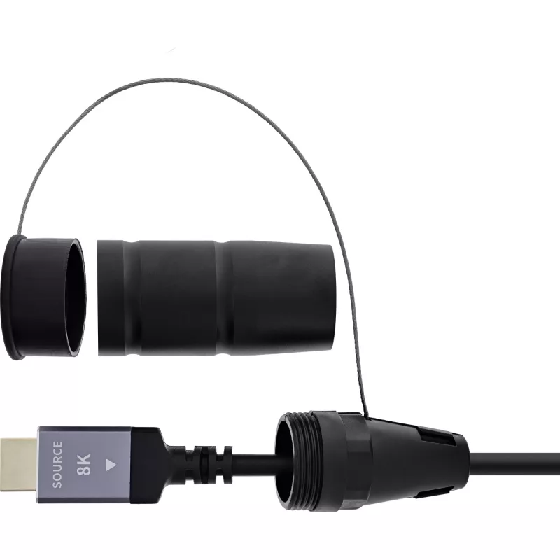 HDMI kaabel InLine 17950T, 50 m, HDMI Type A isane–isane, HDMI 2.1, 48 Gbit/s, must