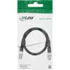 InLine BNC videokaabel, 12G-SDI, 4K60Hz, 75 Ohm, 0,5 m, 10855S
