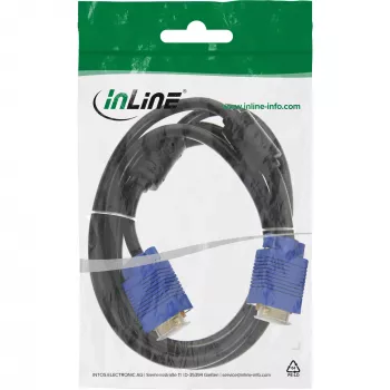 VGA-kaabel InLine 17719T — InLine VGA-ühenduskaabel, mudel 17719T, kaal 0,242 kg