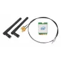 SHUTTLE WLN-M22 WLAN-komplekt — Intel AX210 M.2 Wi‑Fi 6E (kolmeribaline 2,4/5/6 GHz) koos Bluetooth 5.2 ja 2x2 väliste antennidega
