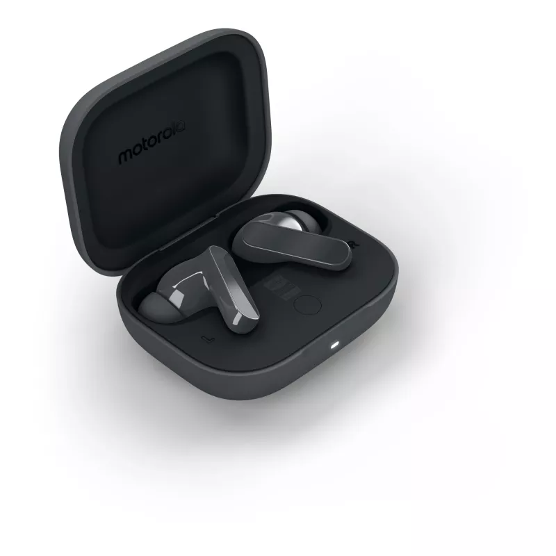Headset MOTOROLA Moto Buds Bass TWS Bluetooth kõrvasisesed kõrvaklapid kõnede ja muusika jaoks, Must, 51 g
