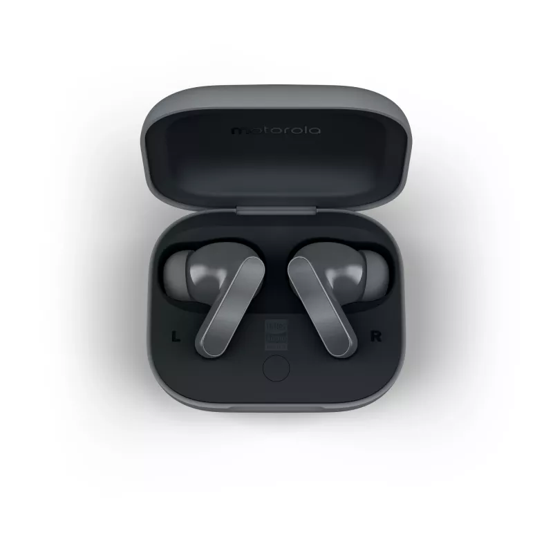 Headset MOTOROLA Moto Buds Bass TWS Bluetooth kõrvasisesed kõrvaklapid kõnede ja muusika jaoks, Must, 51 g