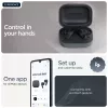 Headset MOTOROLA Moto Buds Bass TWS Bluetooth kõrvasisesed kõrvaklapid kõnede ja muusika jaoks, Must, 51 g