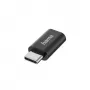 Kaabliühenduse adapter Hama 00200310 Micro USB USB-C-le must