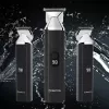 Juhtmeta laetav juuksetrimmer MANTA HT-01BK — USB-C, IPX7 veekindel, 90 min aku, 6 + 4 magnetkinnitust