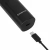 Juhtmeta laetav juuksetrimmer MANTA HT-01BK — USB-C, IPX7 veekindel, 90 min aku, 6 + 4 magnetkinnitust
