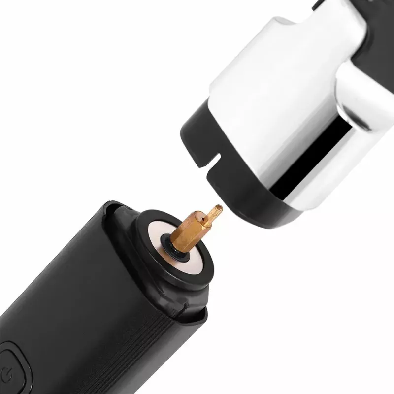 Juhtmeta laetav juuksetrimmer MANTA HT-01BK — USB-C, IPX7 veekindel, 90 min aku, 6 + 4 magnetkinnitust