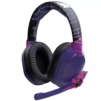 Lexip Sasuke “Revenge” Naruto Shippuden Peakomplekt – Bluetooth, eemaldatava mikrofoniga – juhtmevaba arvutis, Nintendo Switchis, Androidis, iOS-is ja tahvelarvutis – juhtmega PS4, PS5 ja Xboxil