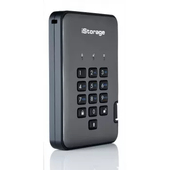 iStorage diskAshur PRO² HDD 4TB | turvaline kaasaskantav kõvaketas | FIPS 140-2 tase 2, NCSC CPA, NLNCSA BSPA ja NATO piiratud tasemega sertifitseeritud | AES-XTS 256-bitine riistvaraline krüpteering | PIN-kaitsega | opsüsteemist ja platvormist sõltumatu | GDPR, TAA nõuetele vastav | toore jõu rünnete kaitse | tolmu- ja veekindel