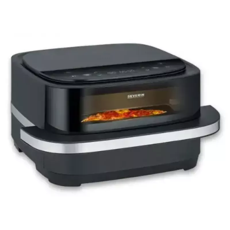 Pizzaküpsetaja Severin FR 2464 2200 W Must Hõbedane 1 pitsa
