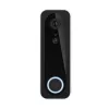 Videouksekell TRUST DOORCAM-3000, 3 MP, Wi‑Fi 2,4 GHz, MicroSD kuni 256 GB, aku/USB, must/valge