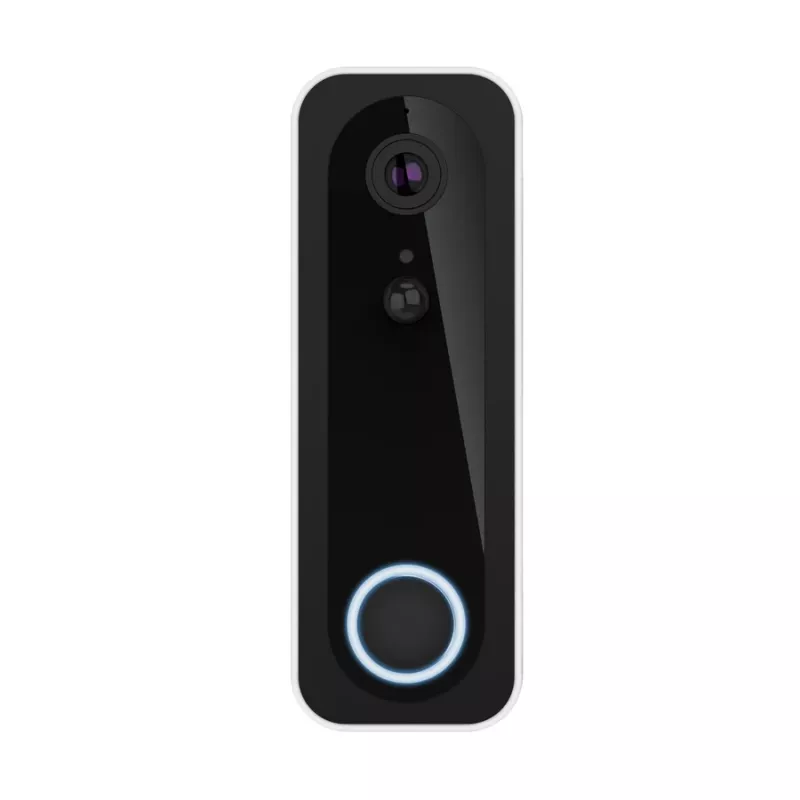 Videouksekell TRUST DOORCAM-3000, 3 MP, Wi‑Fi 2,4 GHz, MicroSD kuni 256 GB, aku/USB, must/valge