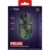 Trust GXT 113 Felox hiir Mängimine Paremakäeline USB Type-A Optiline 6400 DPI
