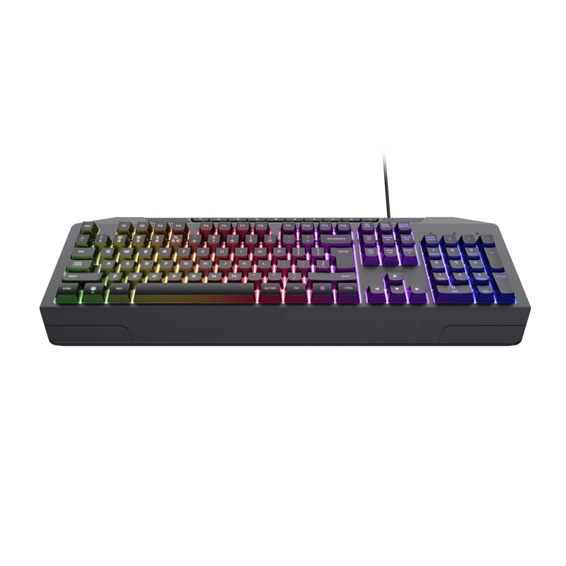 Trust GXT 836 EVOCX klaviatuur Gaming USB Saksa Must