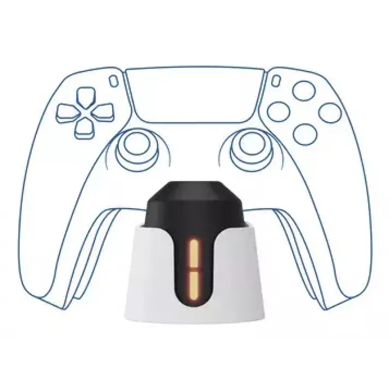 Laadimisalus Trust GXT 228 Dual PlayStation 5 jaoks, must ja valge