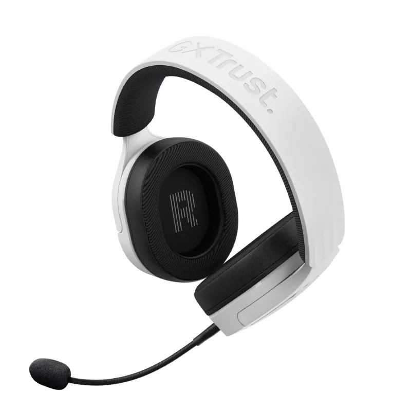 Trust GXT 490 FAYZO Peakomplekt Juhtmega Peavõru Mootorratas USB Type-A Must, Valge