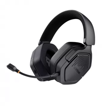 Trust GXT 493 Carus Peakomplekt Juhtmega ja juhtmevaba Peapael, Kiiver Mängimine USB USB-C / USB Type-A Bluetooth Must