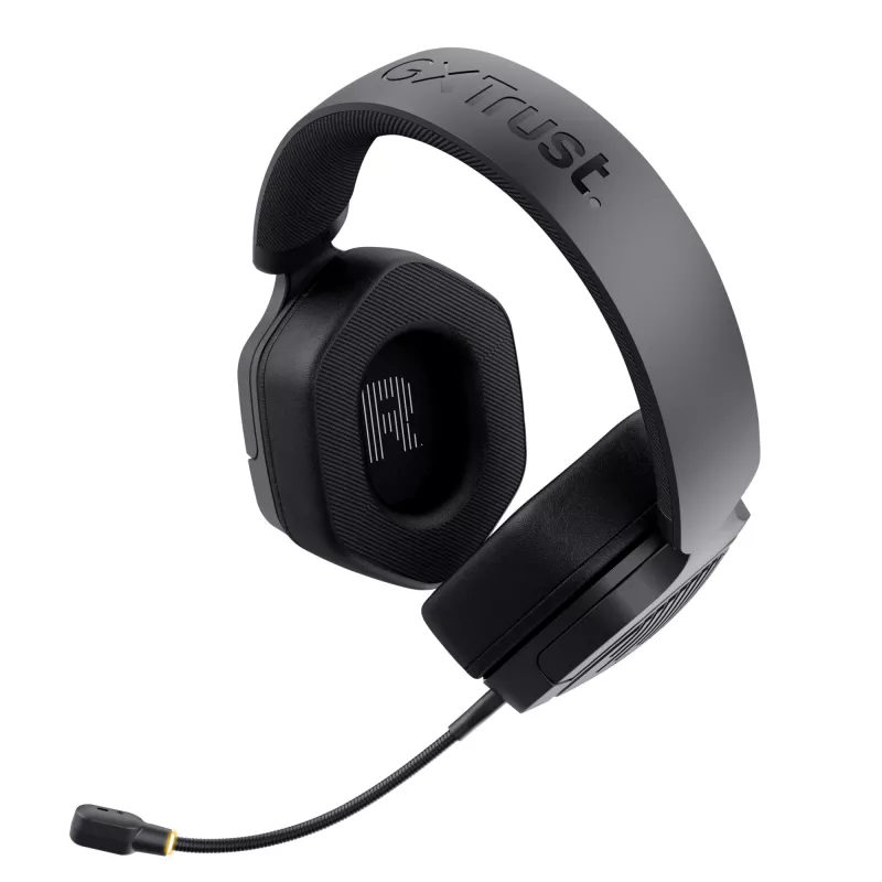 Trust GXT 493 Carus Peakomplekt Juhtmega ja juhtmevaba Peapael, Kiiver Mängimine USB USB-C / USB Type-A Bluetooth Must