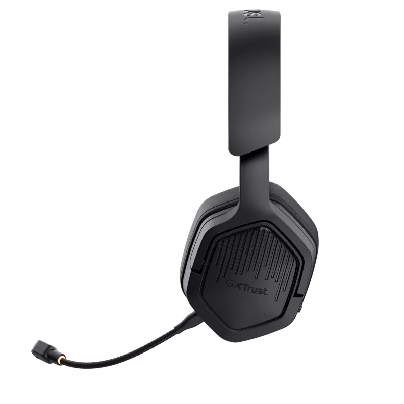 Trust GXT 493 Carus Peakomplekt Juhtmega ja juhtmevaba Peapael, Kiiver Mängimine USB USB-C / USB Type-A Bluetooth Must