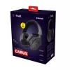 Trust GXT 493 Carus Peakomplekt Juhtmega ja juhtmevaba Peapael, Kiiver Mängimine USB USB-C / USB Type-A Bluetooth Must