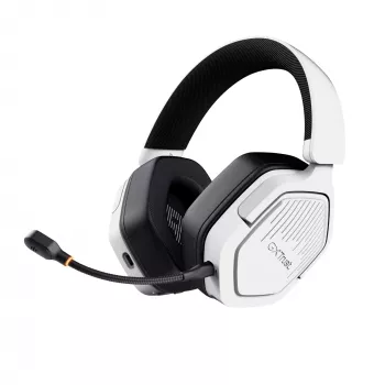 Trust GXT 493W Carus peakomplekt juhtmega ja juhtmevaba peavõru, kiivri tüüpi mänguritele USB USB-C / USB Type-A Bluetooth valge
