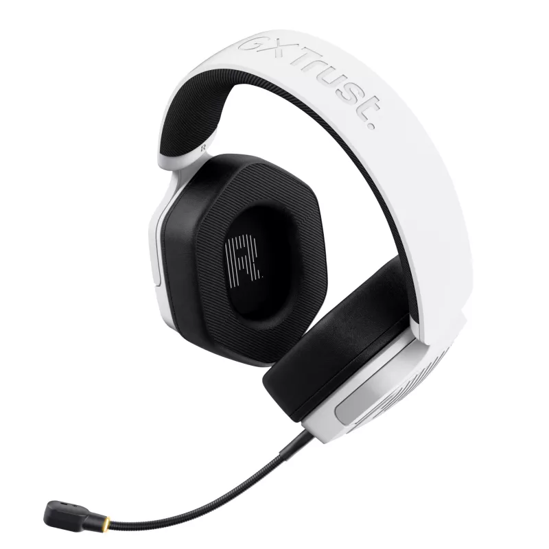 Trust GXT 493W Carus peakomplekt juhtmega ja juhtmevaba peavõru, kiivri tüüpi mänguritele USB USB-C / USB Type-A Bluetooth valge