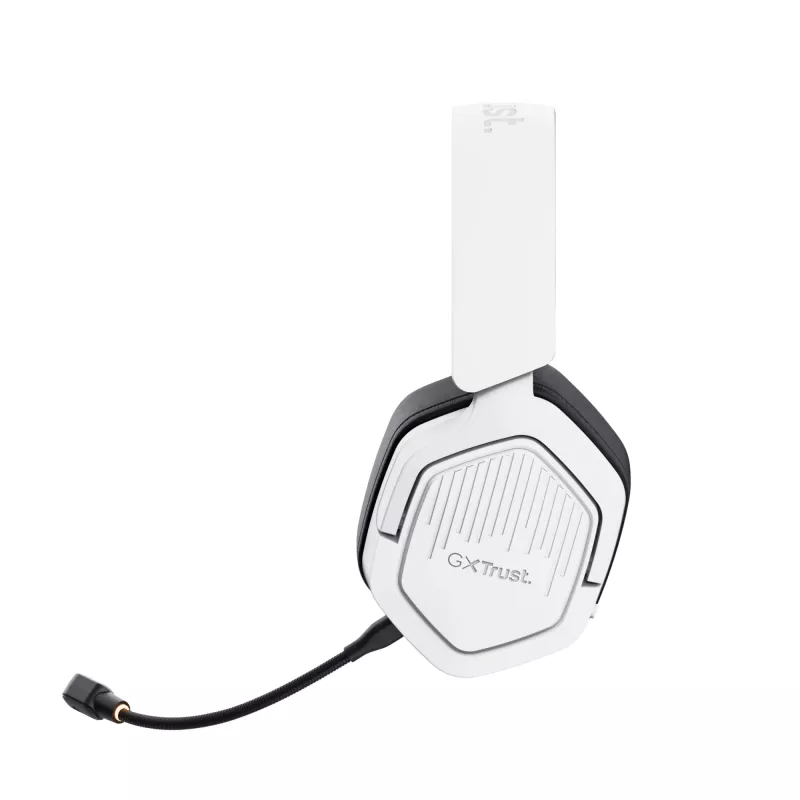 Trust GXT 493W Carus peakomplekt juhtmega ja juhtmevaba peavõru, kiivri tüüpi mänguritele USB USB-C / USB Type-A Bluetooth valge