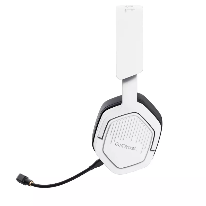 Trust GXT 493W Carus peakomplekt juhtmega ja juhtmevaba peavõru, kiivri tüüpi mänguritele USB USB-C / USB Type-A Bluetooth valge