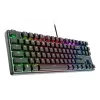 Mehaaniline mänguriklaviatuur TRUST 26135, 80% 87-klahviga, QWERTZ saksa asetusega, USB-juhtmega, must, 1,8 m kaabel