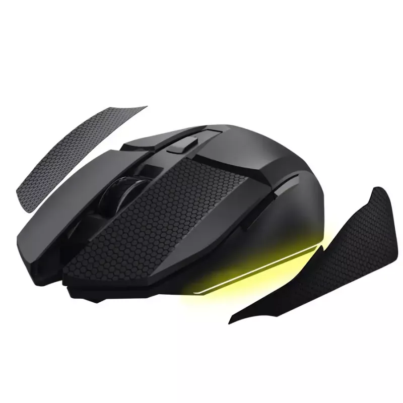 Mängurihiir TRUST GXT 122 Felox+ — paremakäeline, optiline, RF-juhtmeta + Bluetooth, 10000 DPI, 7 nuppu, mitmevärviline LED, must