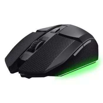 Mängurihiir TRUST GXT 122 Felox+ — paremakäeline, optiline, RF-juhtmeta + Bluetooth, 10000 DPI, 7 nuppu, mitmevärviline LED, must
