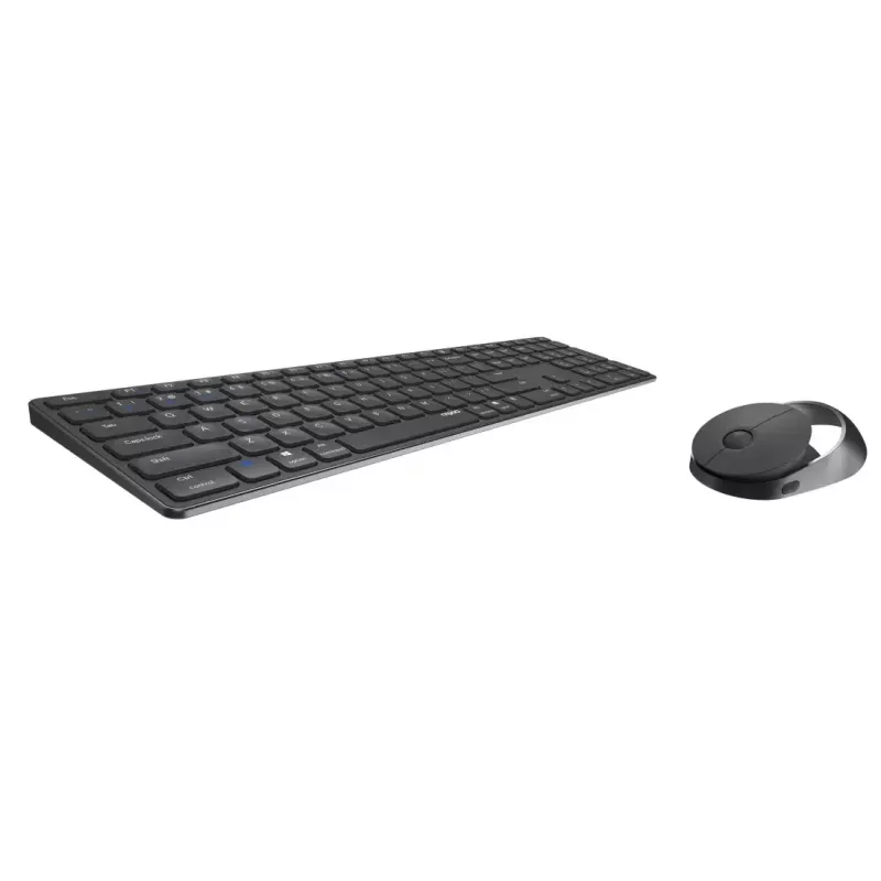 Rapoo 9850M klaviatuur ja hiir komplektis Kodune RF-juhtmevaba Bluetooth QWERTZ Saksa Hall