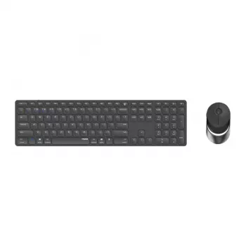 Rapoo 9850M klaviatuur ja hiir komplektis Kodune RF-juhtmevaba Bluetooth QWERTZ Saksa Hall