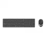 Rapoo 9850M klaviatuur ja hiir komplektis Kodune RF-juhtmevaba Bluetooth QWERTZ Saksa Hall