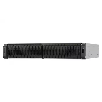 QNAP TS-H3077AFU-R7-64G NAS-/salvestusserver Rack (2U) AMD Ryzen™ 5 64 GB DDR5 0 TB QuTS hero Must, Metallik