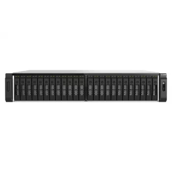 QNAP TS-H3077AFU-R7-64G NAS-/salvestusserver Rack (2U) AMD Ryzen™ 5 64 GB DDR5 0 TB QuTS hero Must, Metallik