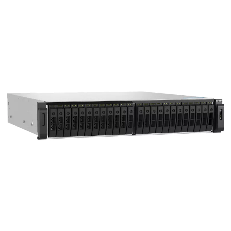 QNAP TS-H3077AFU-R7-64G NAS-/salvestusserver Rack (2U) AMD Ryzen™ 5 64 GB DDR5 0 TB QuTS hero Must, Metallik