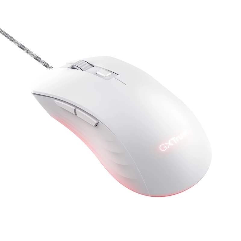 Trust GXT924W YBAR+ hiir Mängimine Paremakäeline USB Type-A Optiline 25600 DPI