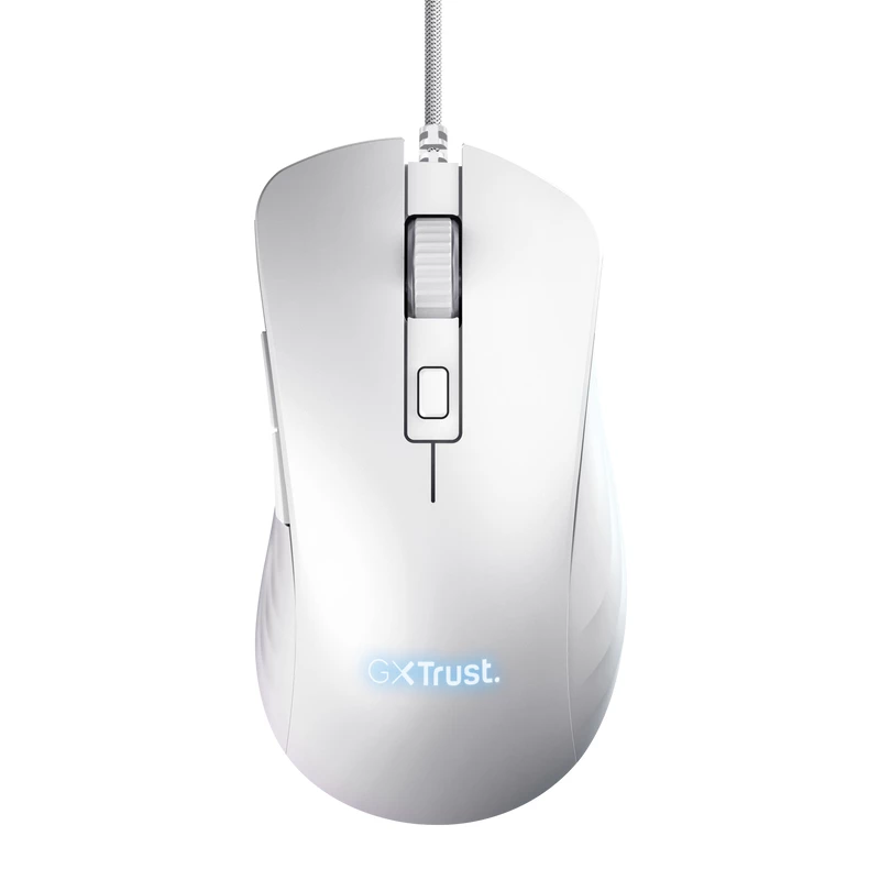 Trust GXT924W YBAR+ hiir Mängimine Paremakäeline USB Type-A Optiline 25600 DPI