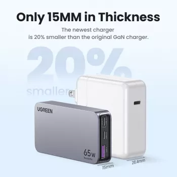 Siselaadija UGREEN Nexode Pro 65W GaN Travel Charger