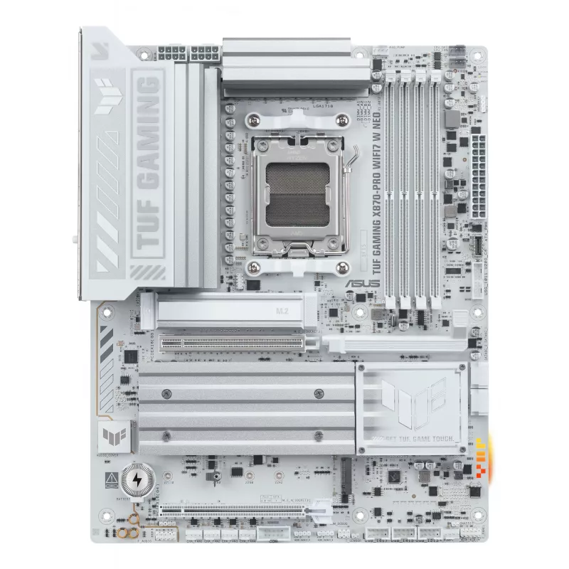Emaplaat ASUS TUF GAMING X870-PRO WIFI7 W NEO, AMD X870, Socket AM5, ATX, DDR5, 4 DIMM, 256 GB, Wi‑Fi 7, 5Gb Ethernet