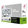 Graafikakaart ASUS ROG Astral GeForce RTX 5090, 32 GB GDDR7, 512-bit, PCIe 5.0, 3 ventilaatorit, valge