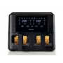 Ariete 4631 Double Air fryer 9L, 2400W, kogumaht 9L, 11 programmi, multifunktsionaalne, kuni 3,6 kg praetud toitu, temperatuur kuni 200°C, kahekordne korv, must