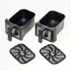 Ariete 4631 Double Air fryer 9L, 2400W, kogumaht 9L, 11 programmi, multifunktsionaalne, kuni 3,6 kg praetud toitu, temperatuur kuni 200°C, kahekordne korv, must