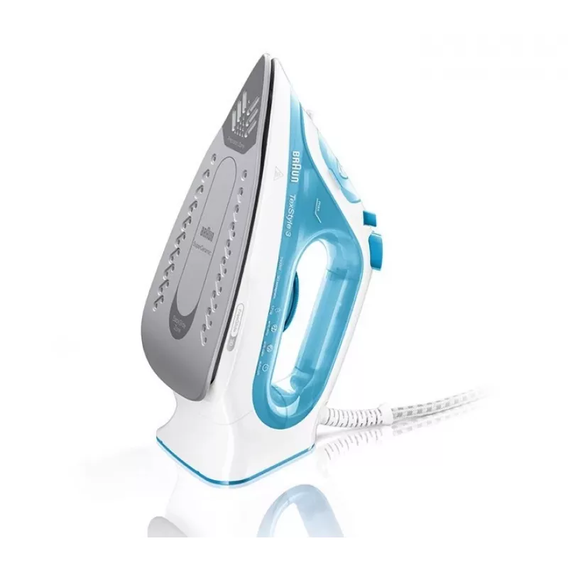Braun TexStyle 3 aurutriikraud SI 3053 sinine keraamilise tallaga 2400 W