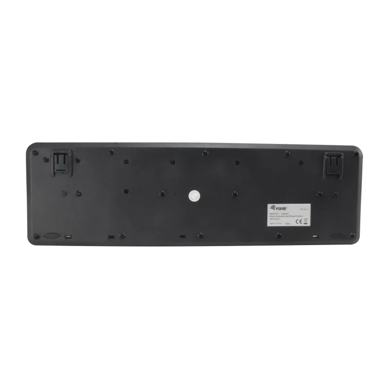 Equip 245201 klaviatuur Hiirega kontori USB QWERTY Hispaania Must