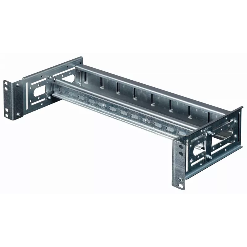 Rack rail 19 inch EQUIP EZR-DIN-4, 4U DIN, RAL7035 hall, 485×210 mm