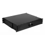 Sahkelüksus Equip Lockable Drawer 19 inch 2U RAL9005 Must